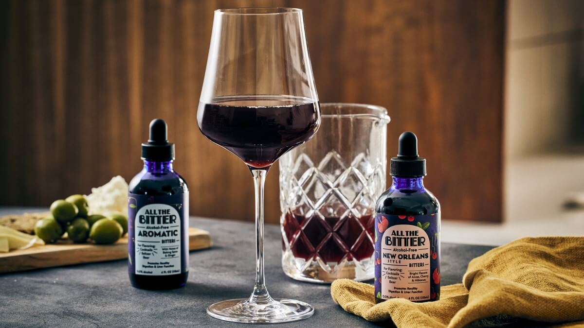 non-alcoholic cocktail red wine alternative mocktail