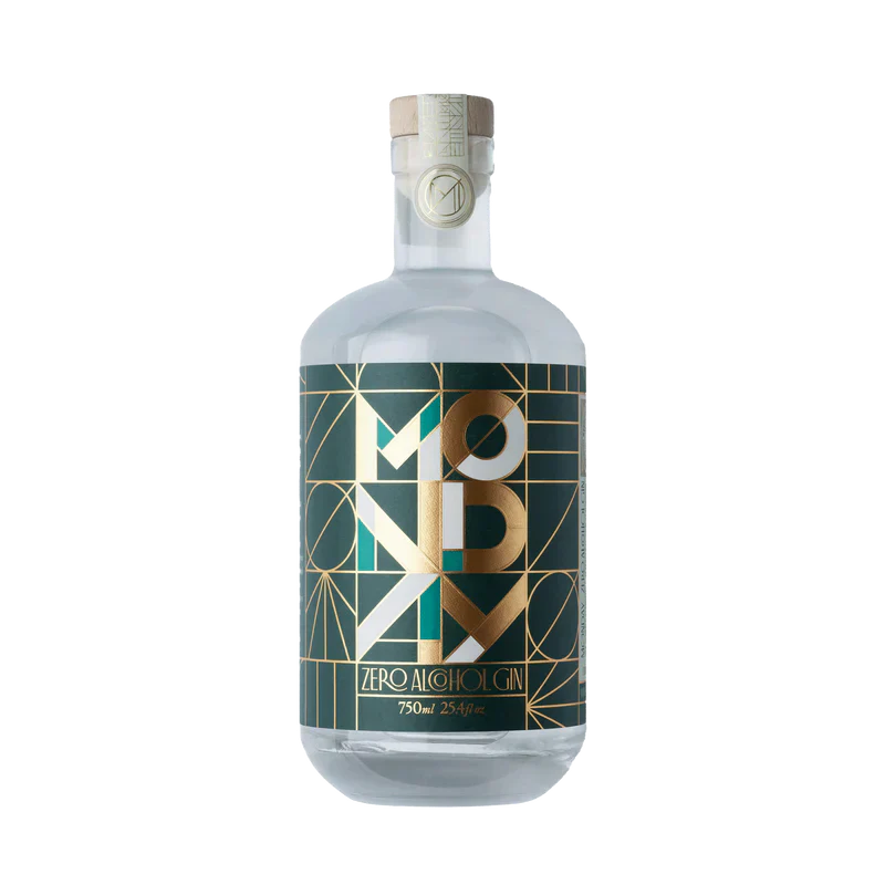 bottle of monday non alcoholic gin